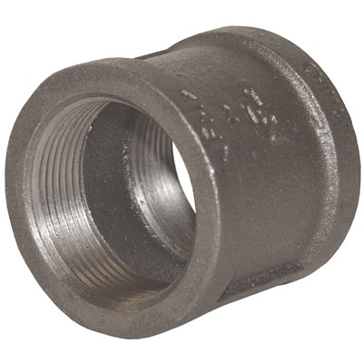 1-1/2" 150# BLK MI COUPLING