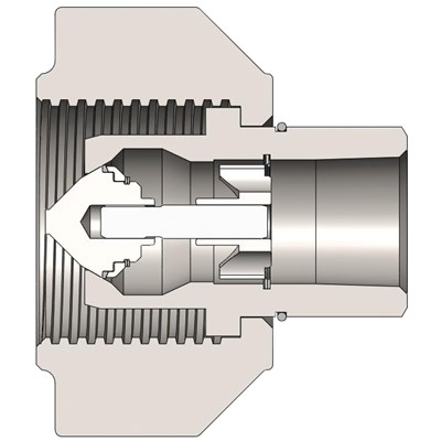 1 1/4" Oilfield Coupler, 1 1/4" NP 20081