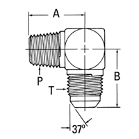 Adapter JIC-SST-SDE-3/8x3/8NPTF