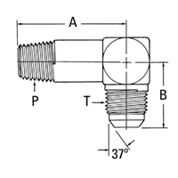 Adapter JIC-SDELL-1/4x1/8NPTF