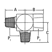 Adapter NPT-RT-1/4xF.1/4NPTF