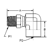 Adapter NPT-SWSDE-3/4xF.3/4NPTF