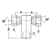 Adapter NPSM-SWSDBT-F.3/4xF.3/4NPTF