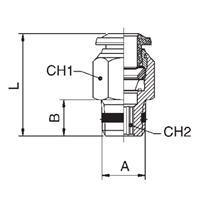 Str Ml 1/8 Tb x 1/8 NPTF