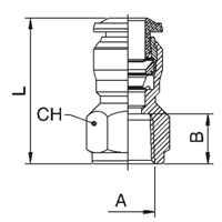 Str Fm 1/8 Tb x 1/8 NPTF