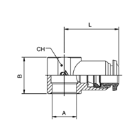 Bnj Bdy Mtl 1/8 Tb x 1/8