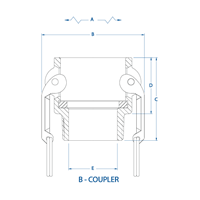 10B BRASS HBS