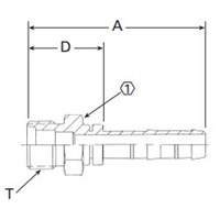 ETN,EZ Clip, Male Insert O-Ring