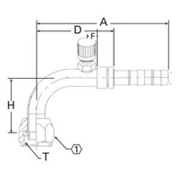 AEROQUIP E-Z CLIP FITTING