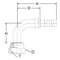 AEROQUIP E-Z CLIP FITTING