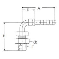 AEROQUIP E-Z CLIP FITTING